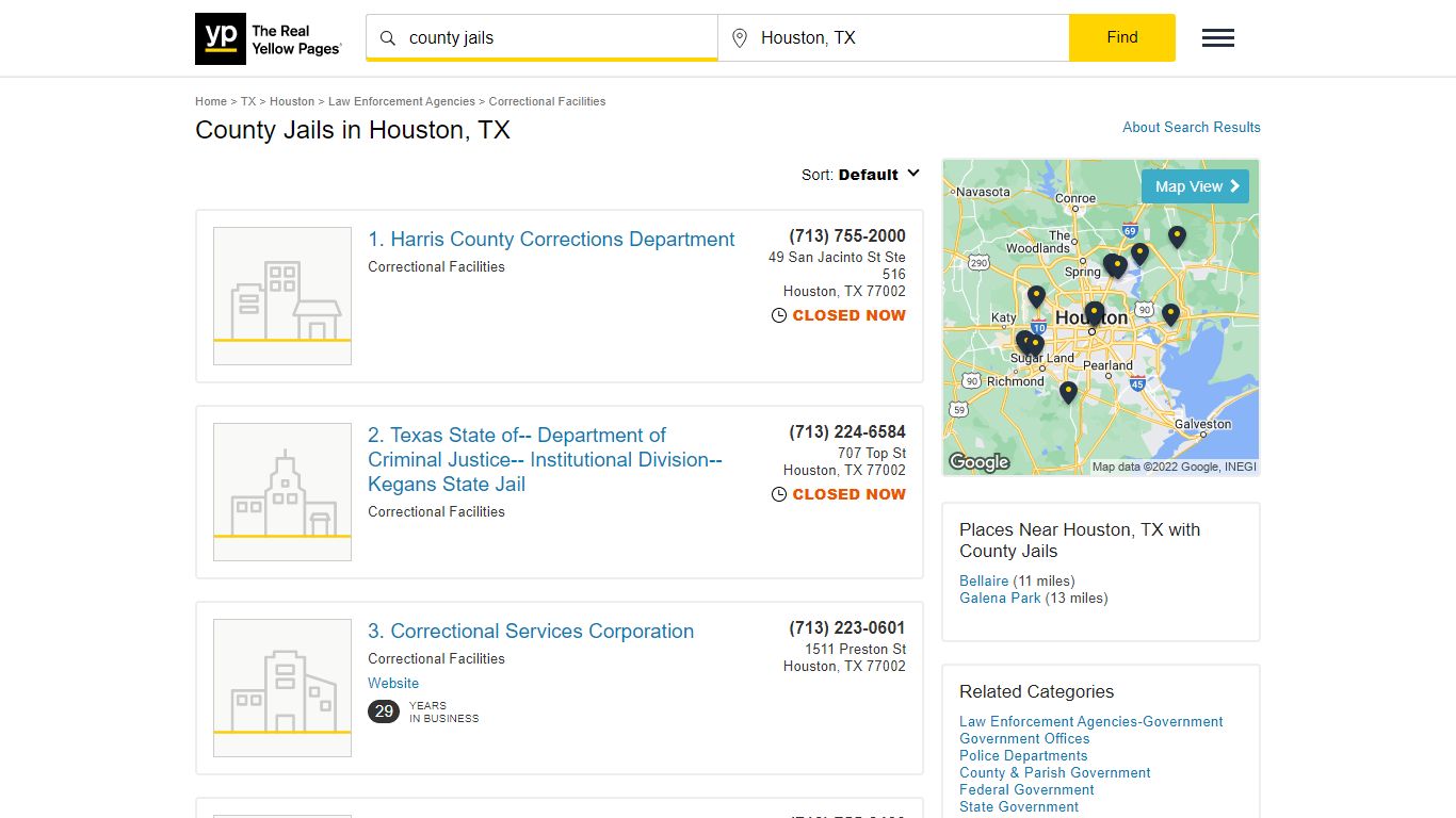 Best 23 County Jails in Houston, TX with Reviews - YP.com